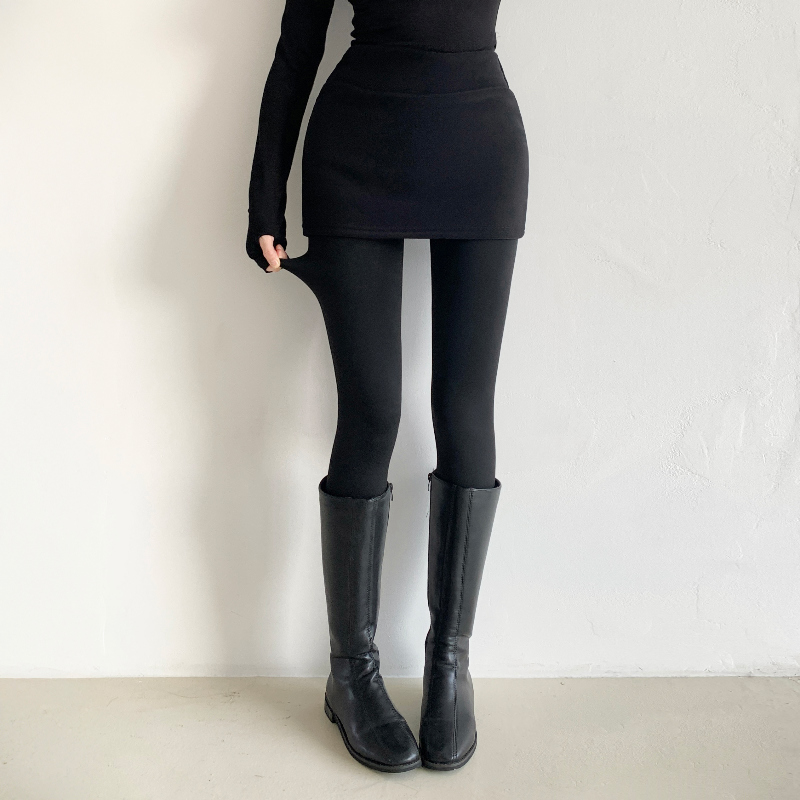 미니 스커트 모델 착용 이미지-S1L15