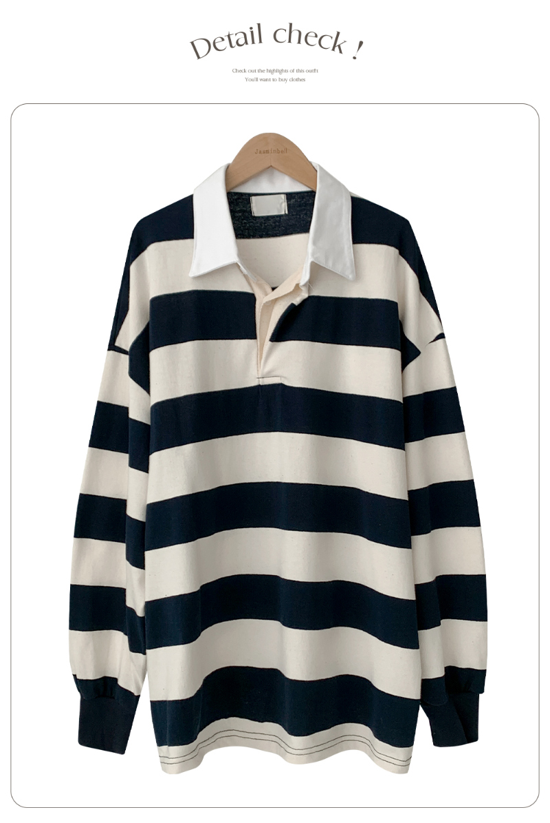 超限定モデル Nautica ストライプ ラガーシャツ 超限定モデル