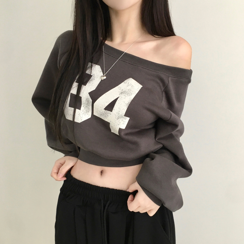 긴팔 티셔츠 모델 착용 이미지-S1L14