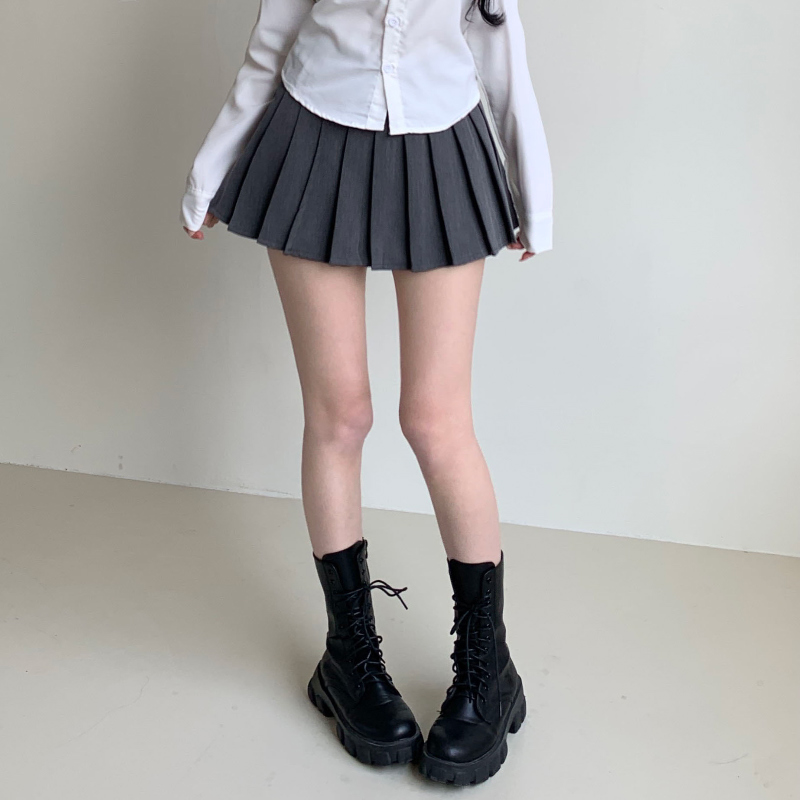ハイウエストテニスプリーツスカパン | ファッション通販サイト NUGU