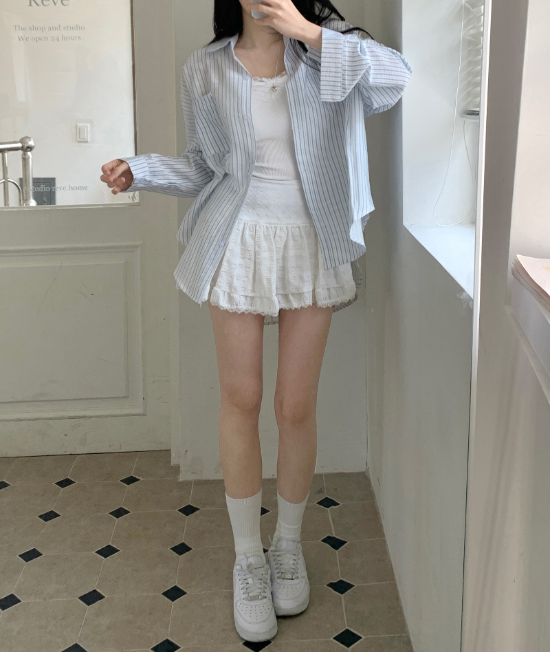 インナーパンツ付き]ラブリーAラインスカート | ファッション通販