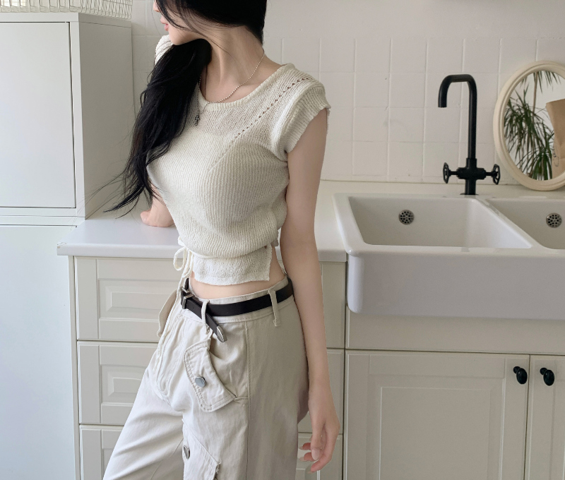 바지 모델 착용 이미지-S1L35