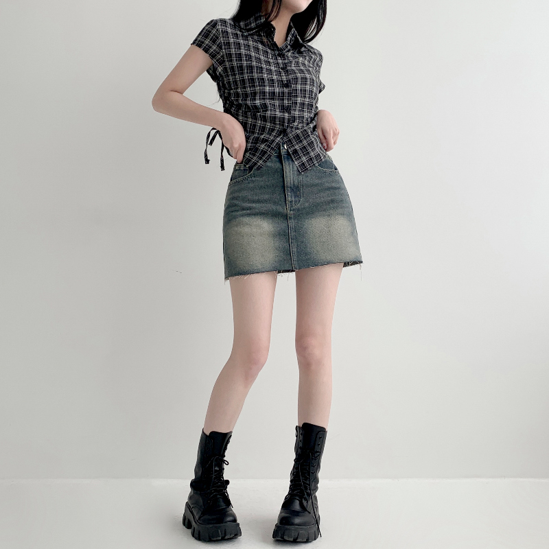미니 스커트 모델 착용 이미지-S1L3