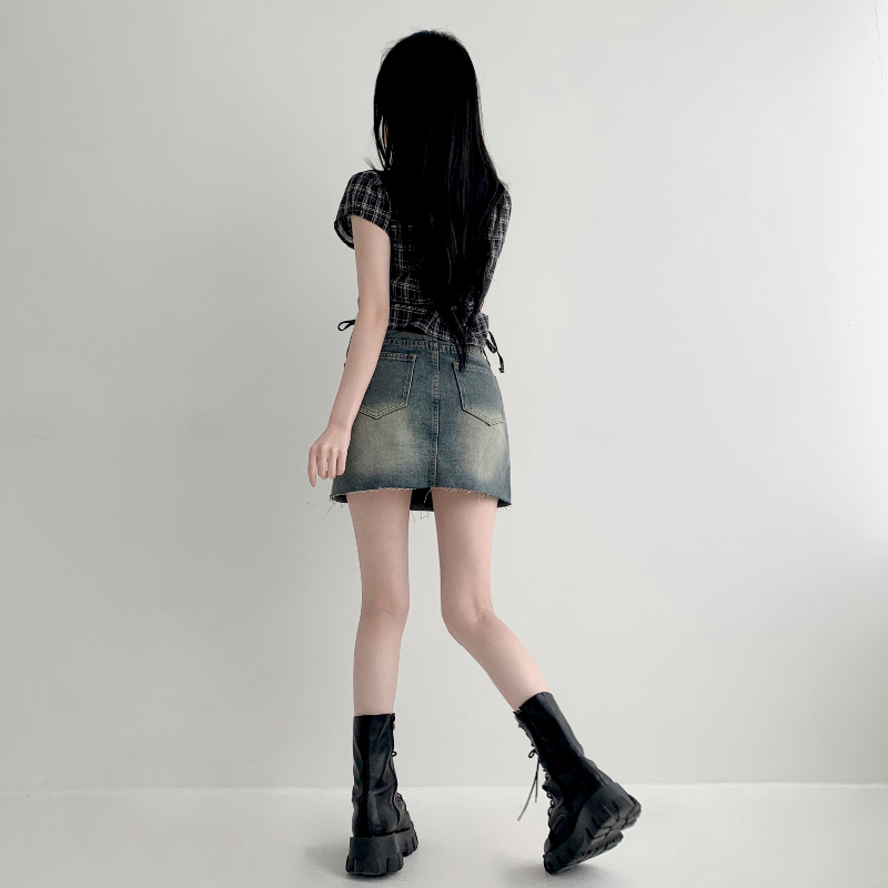 미니 스커트 모델 착용 이미지-S1L17