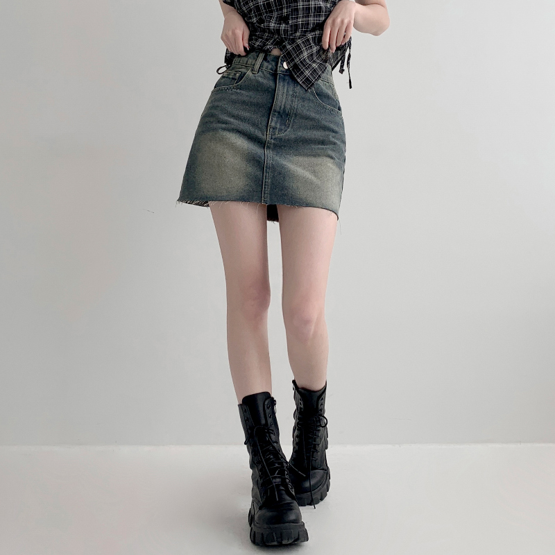 미니 스커트 모델 착용 이미지-S1L7