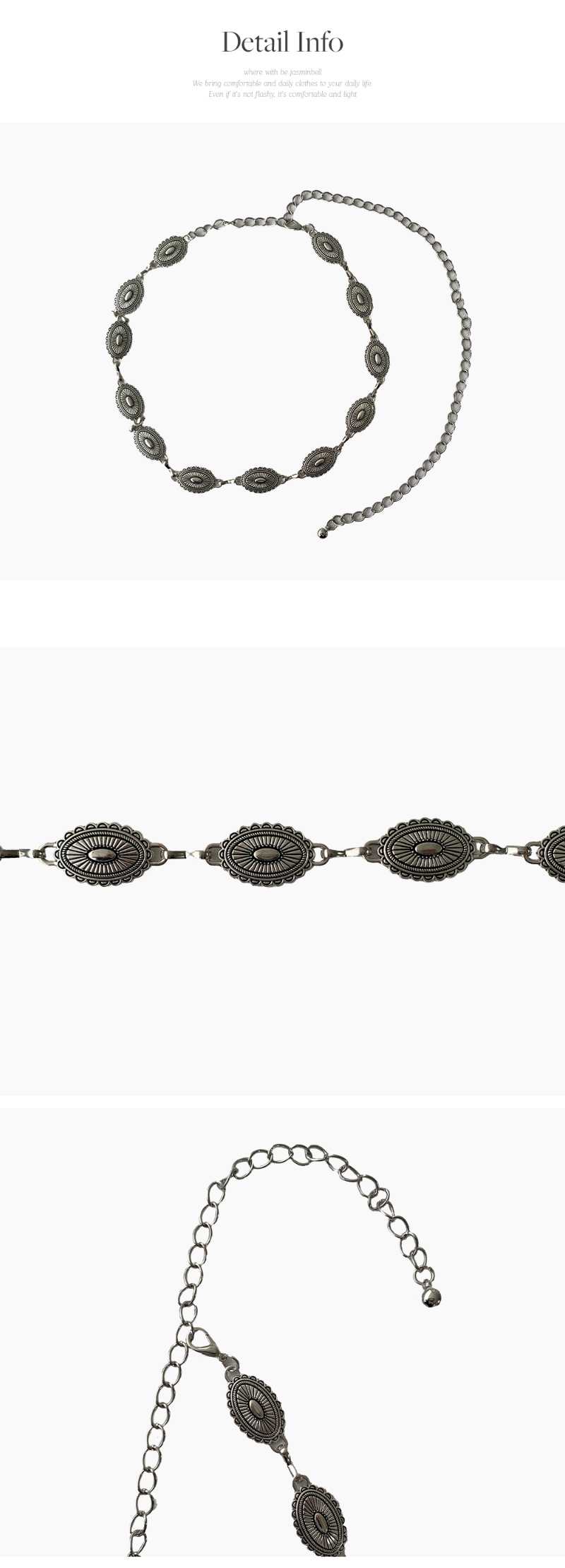 ヴィンテージ　ボリュームデザインチェーンベルト ヴィンテージ ボリュームデザインチェーンベルト