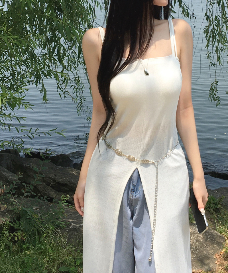 ヴィンテージ　デザインチェーンベルト 2way Circle×Square Belt｜サークルスクエアチェーンベルト – MARTE