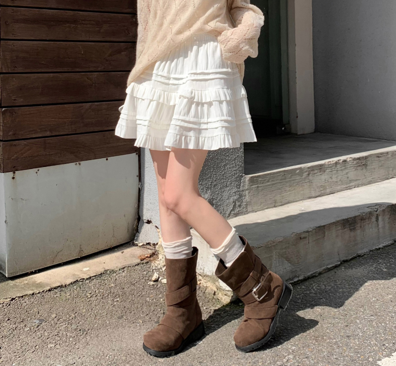 미니 스커트 모델 착용 이미지-S1L20