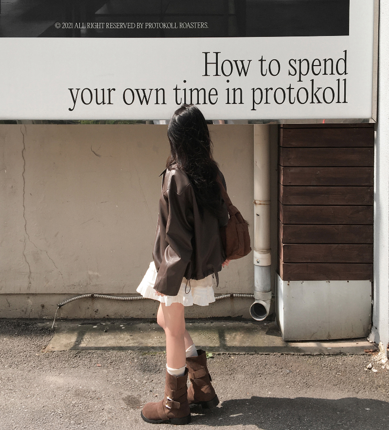 미니 스커트 모델 착용 이미지-S1L27