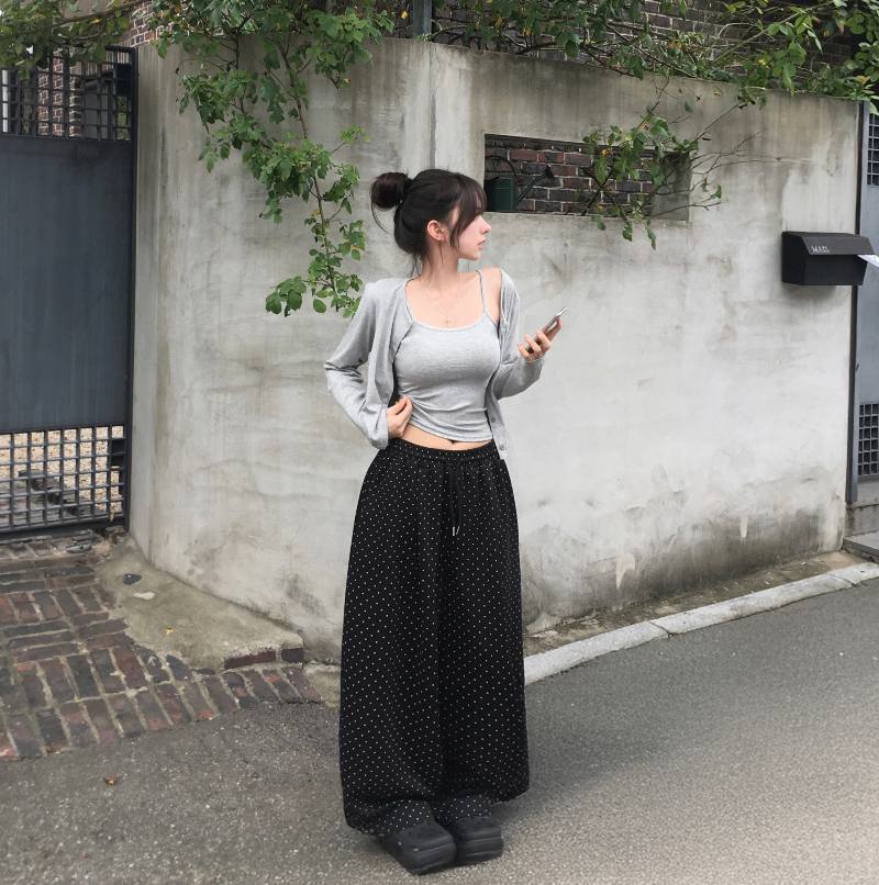 긴팔 티셔츠 모델 착용 이미지-S1L17