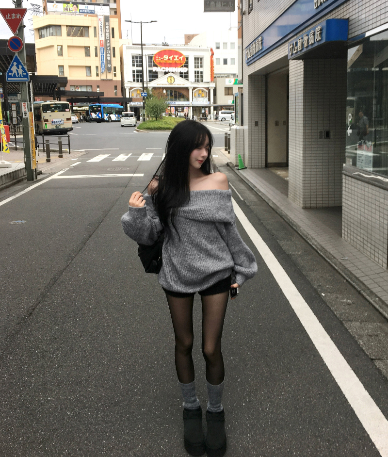 카디건 모델 착용 이미지-S1L22