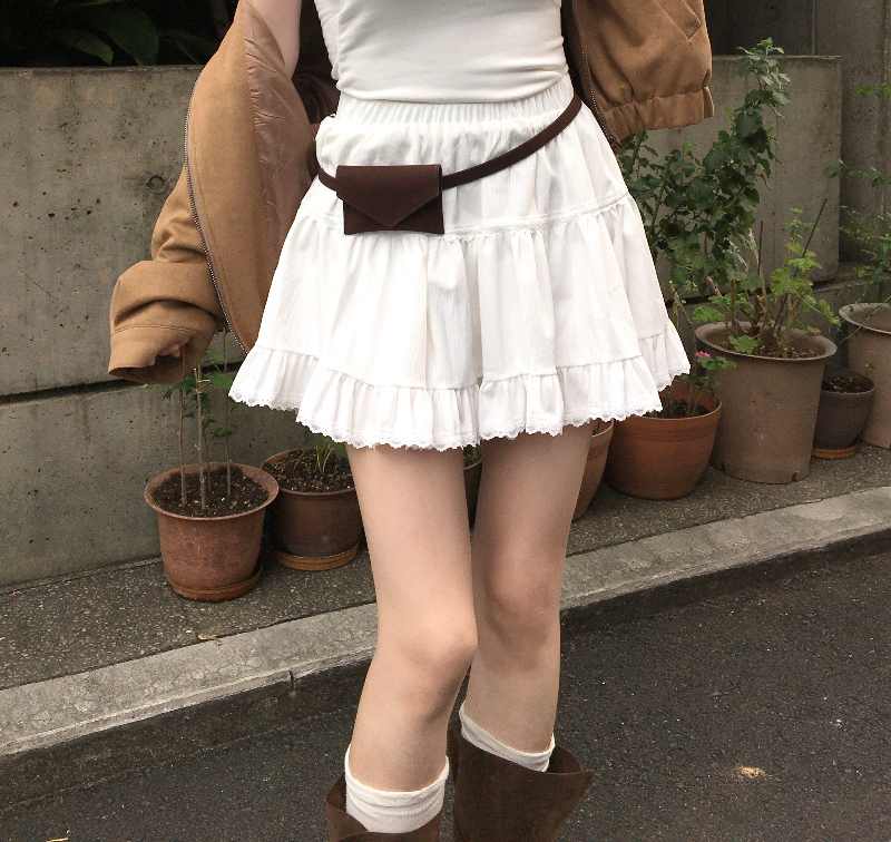 롱 스커트 모델 착용 이미지-S1L35