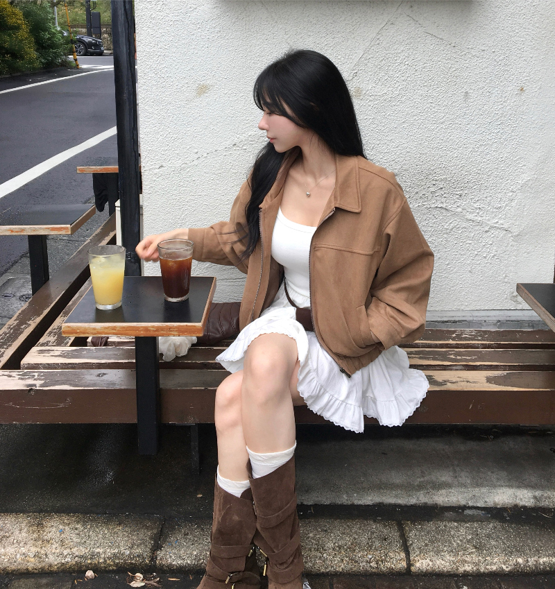 롱 스커트 모델 착용 이미지-S1L19