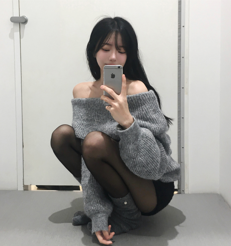 카디건 모델 착용 이미지-S1L11