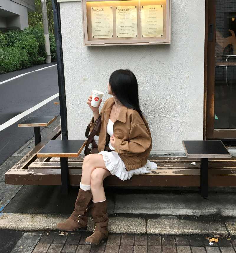 롱 스커트 모델 착용 이미지-S1L20