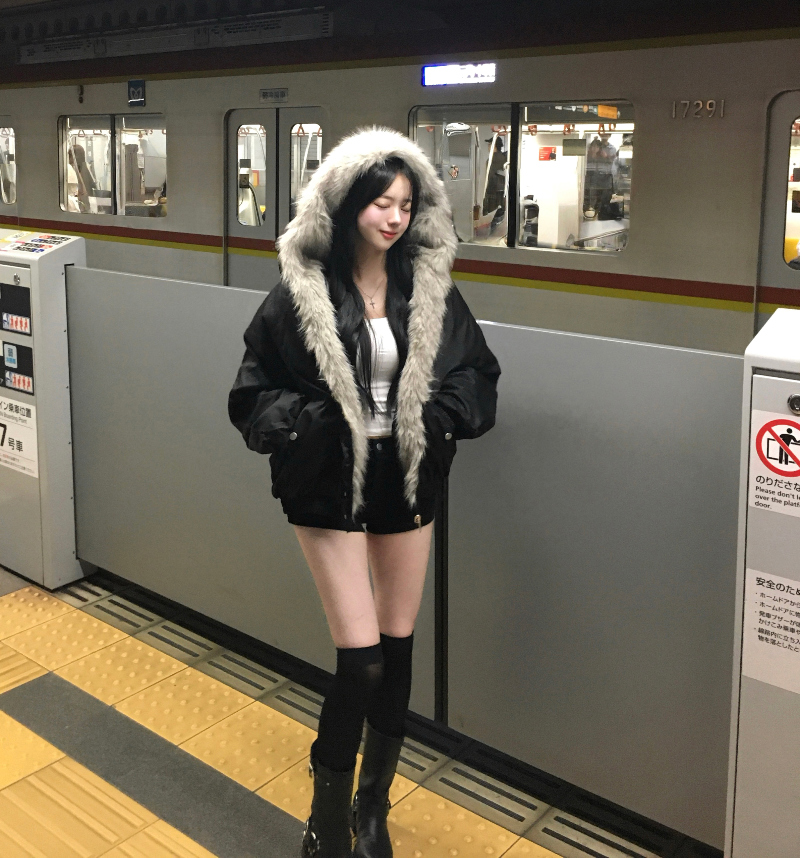 재킷 모델 착용 이미지-S1L9