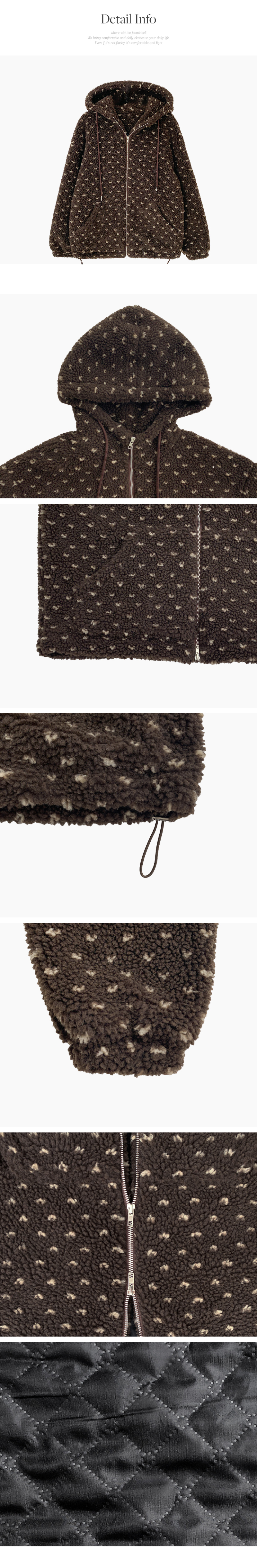 긴팔 티셔츠 브라운 색상 이미지-S1L4