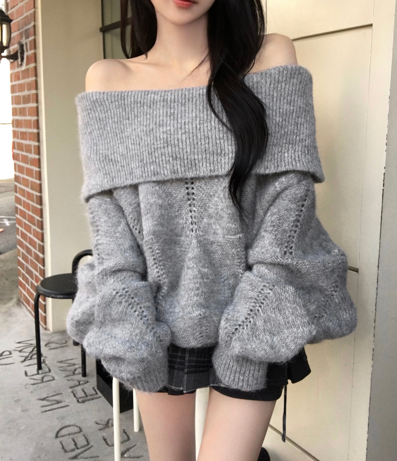 머플러 모델 착용 이미지-S1L32