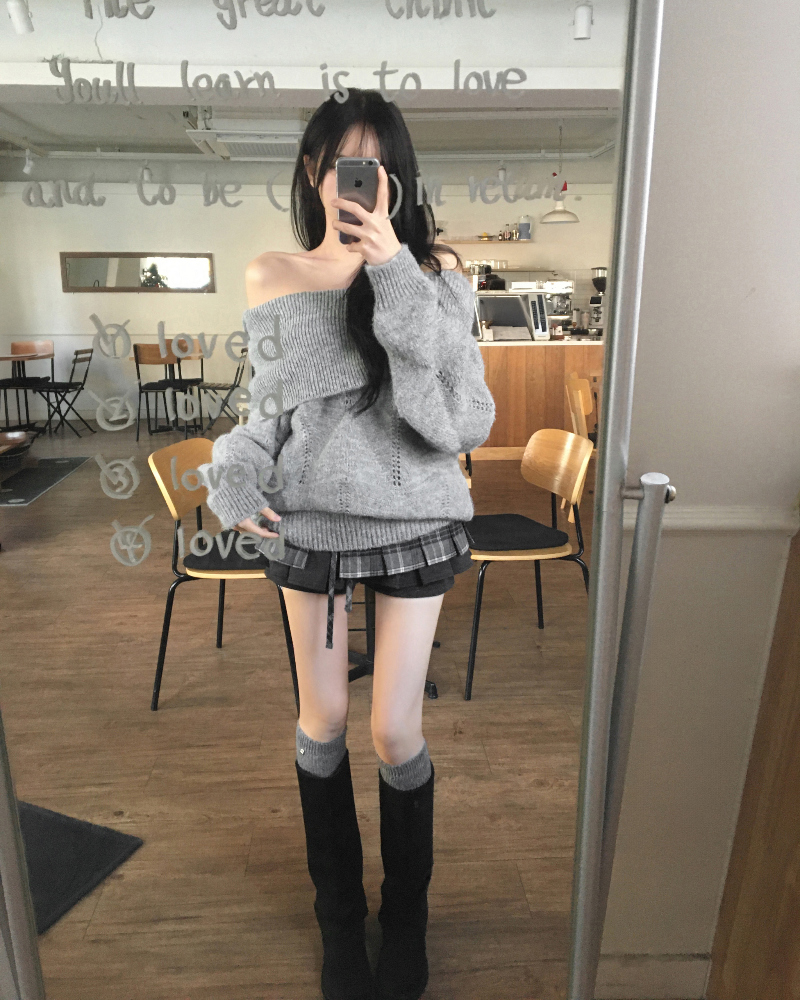 머플러 모델 착용 이미지-S1L9