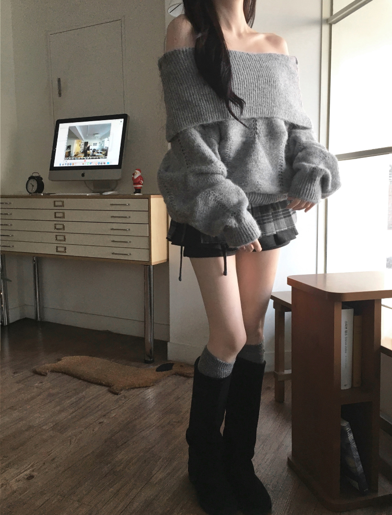 머플러 모델 착용 이미지-S2L3