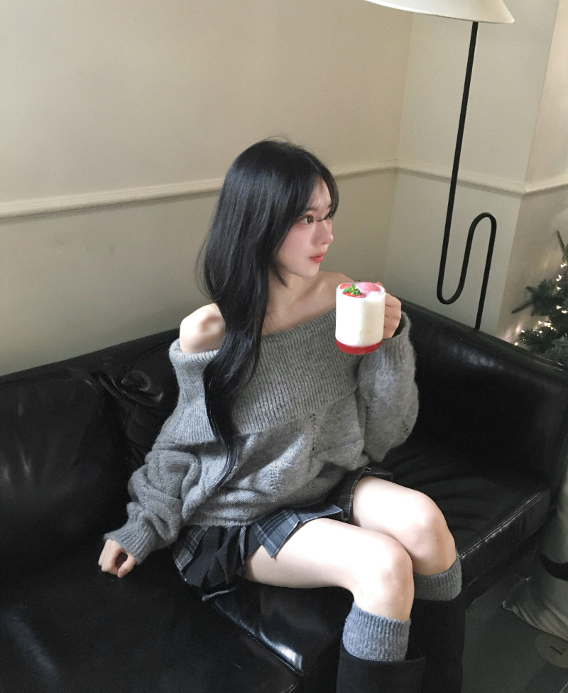 머플러 모델 착용 이미지-S1L7