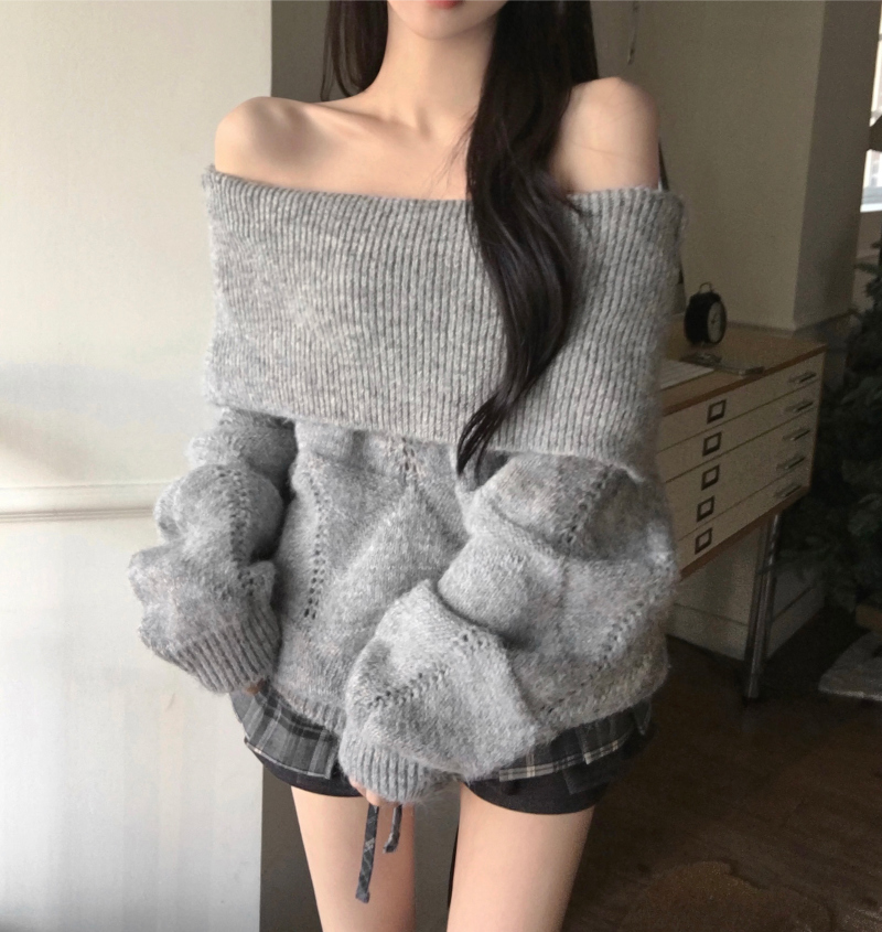 머플러 모델 착용 이미지-S1L13