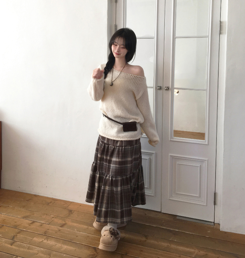 카디건 모델 착용 이미지-S1L16