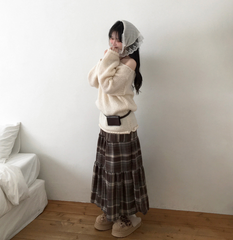 카디건 모델 착용 이미지-S1L6