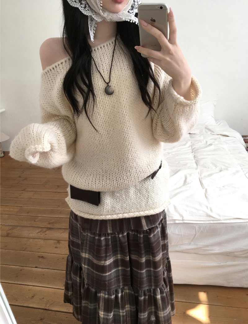 카디건 모델 착용 이미지-S1L9