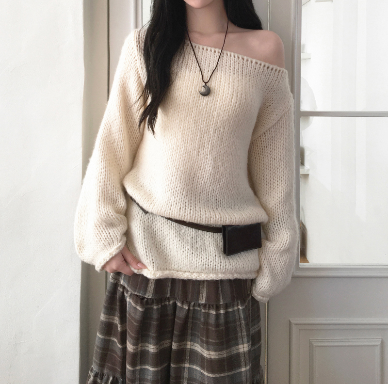 카디건 모델 착용 이미지-S1L14