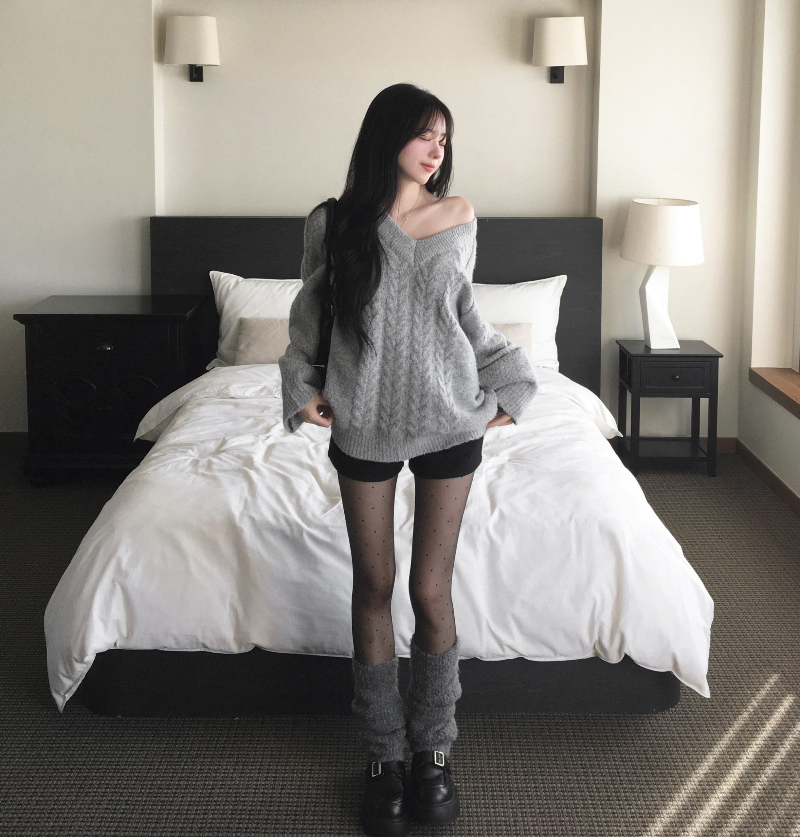 바지 모델 착용 이미지-S1L11