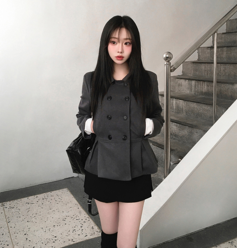 미니 스커트 모델 착용 이미지-S1L38