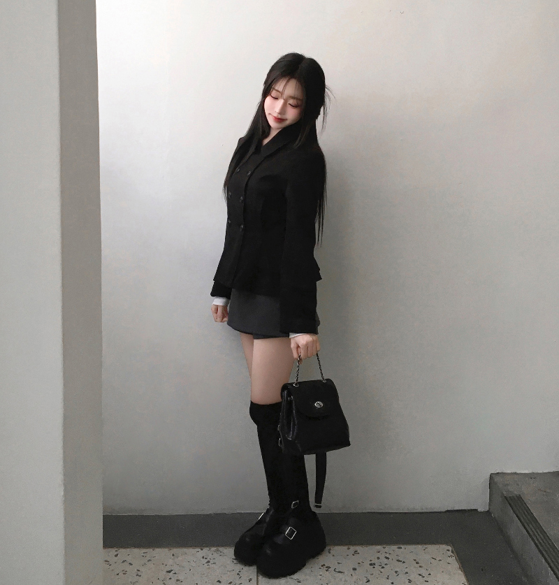 미니 스커트 모델 착용 이미지-S1L10