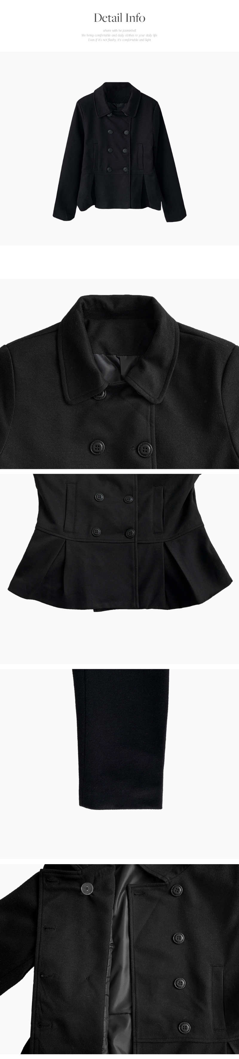 미니 스커트 차콜 색상 이미지-S1L4