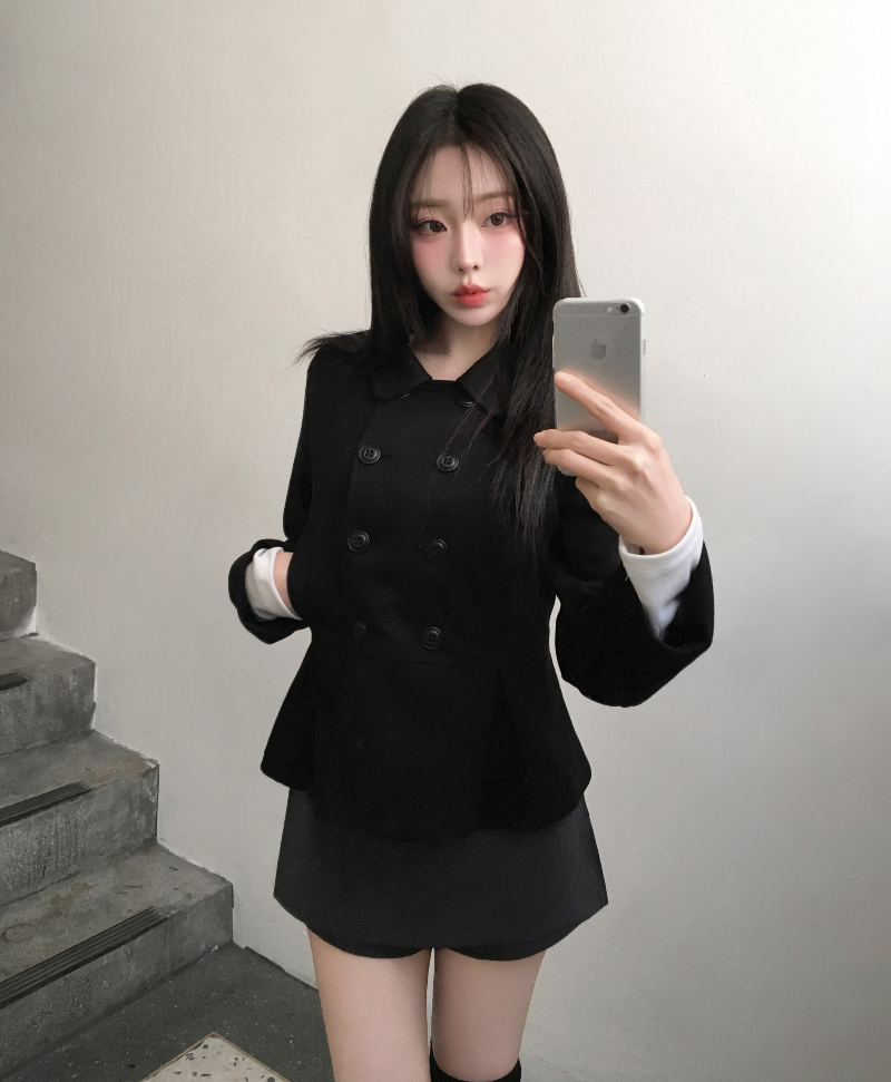 미니 스커트 모델 착용 이미지-S1L11