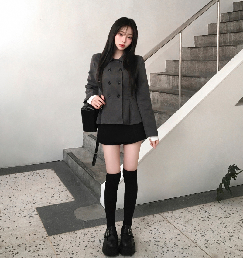 미니 스커트 모델 착용 이미지-S1L36