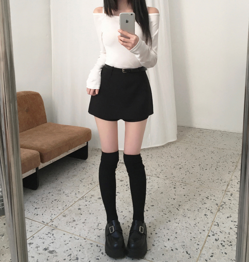 미니 스커트 모델 착용 이미지-S1L30