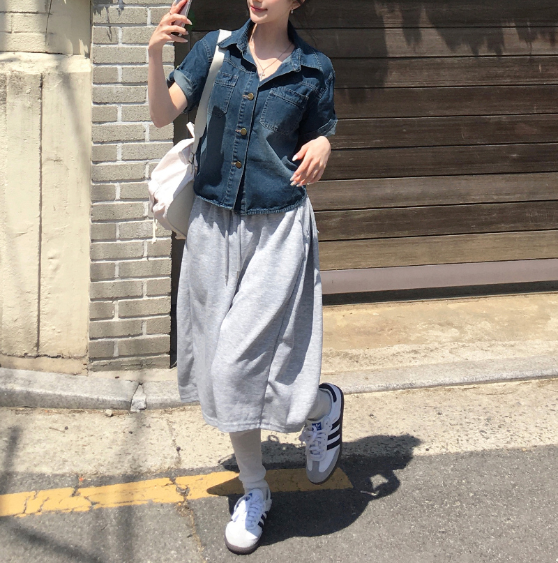 ロールアップデニムジャケット | ファッション通販サイト NUGU