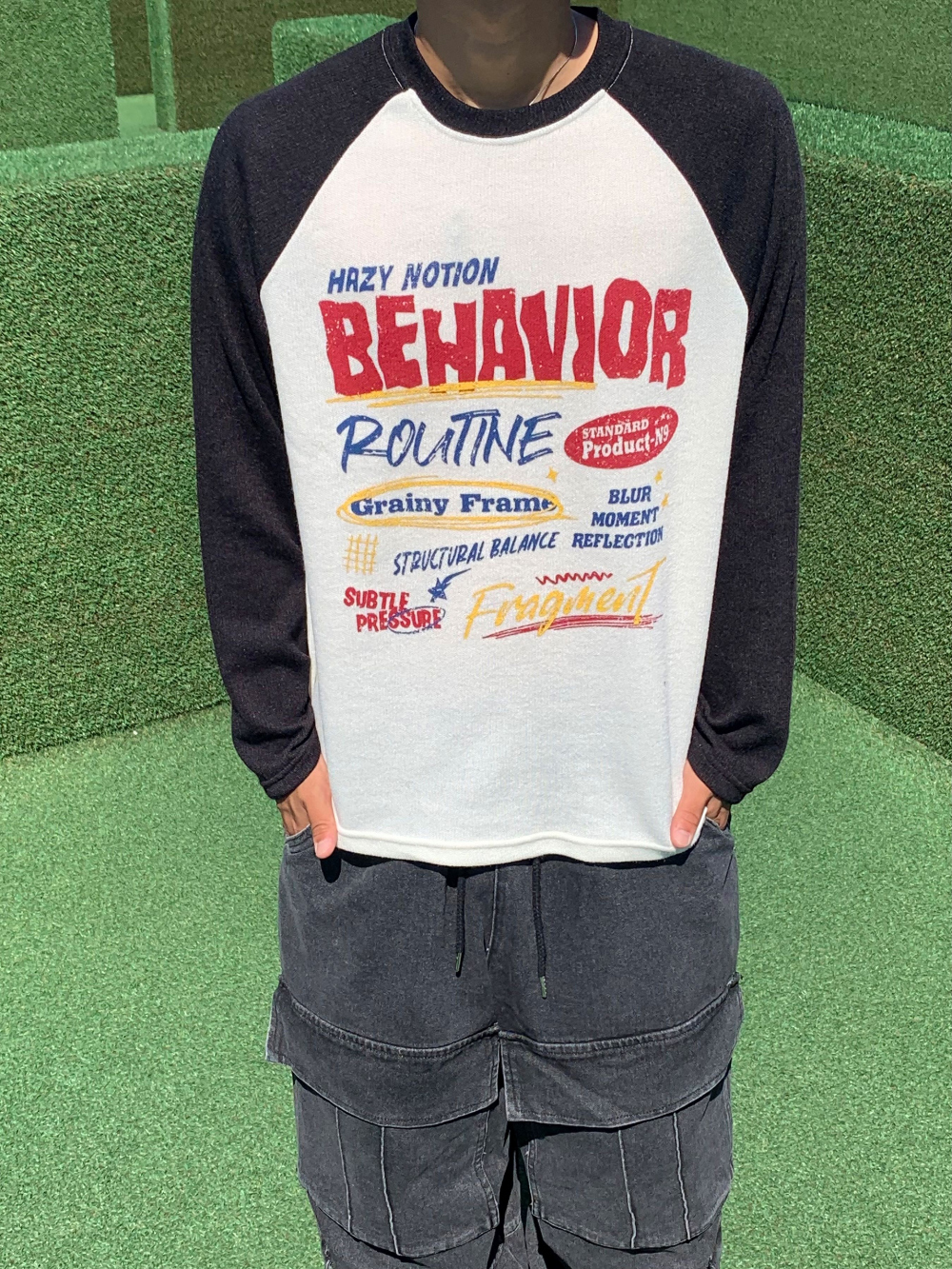 긴팔 티셔츠 모델 착용 이미지-S4L34