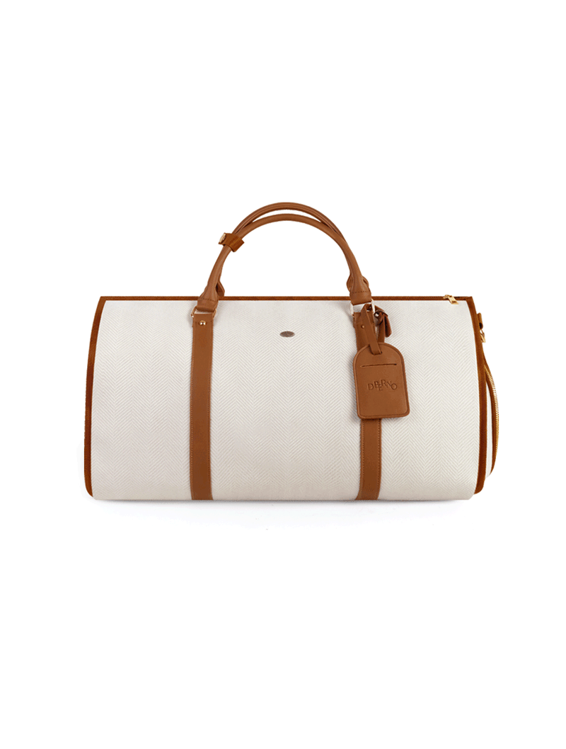 Dberno] Canvas Combination Boston 旅行かばん *関税込み*