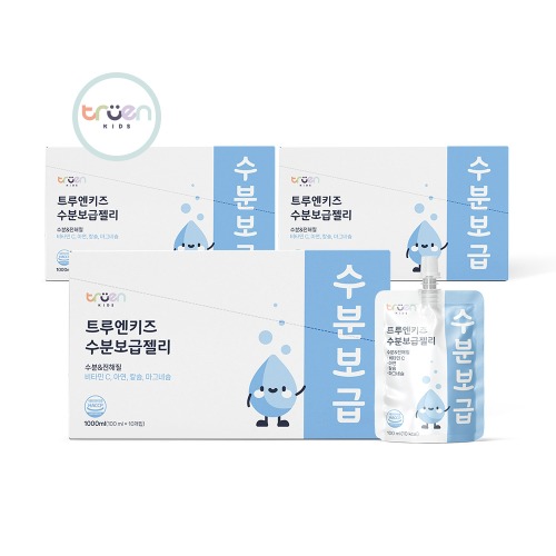 [3박스 10% 할인] 트루엔키즈 수분보급젤리 100ml X 10개 3박스, 총 30개