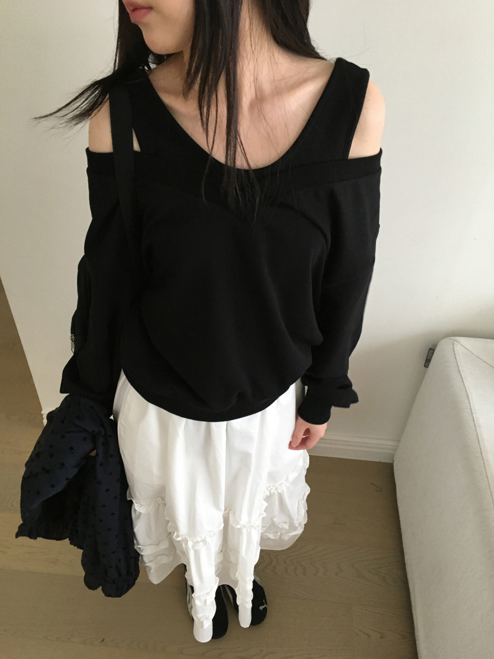 아빈 캉캉 플레어 미디 스커트 3color 상세 이미지 11