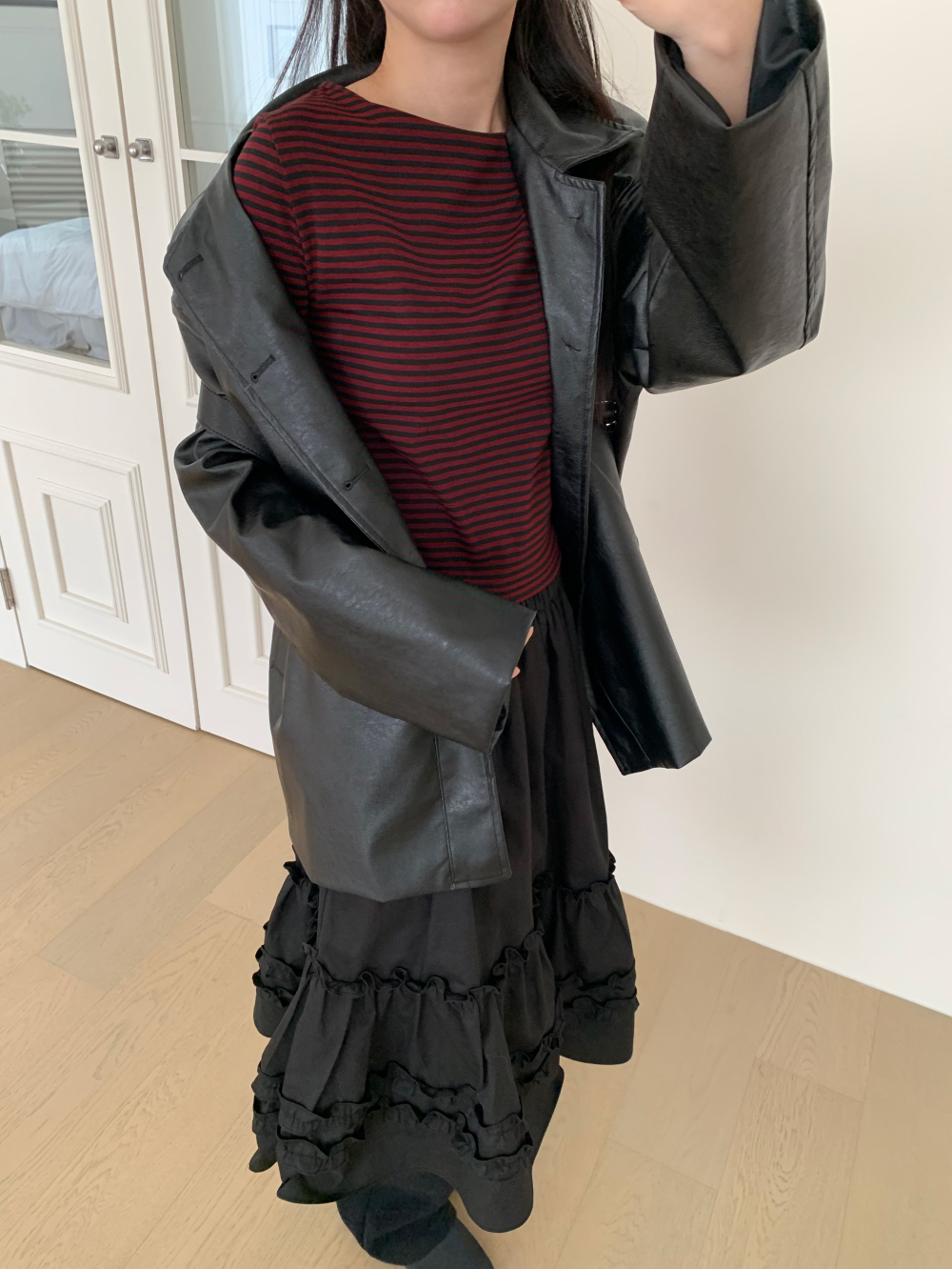 아빈 캉캉 플레어 미디 스커트 3color 상세 이미지 36