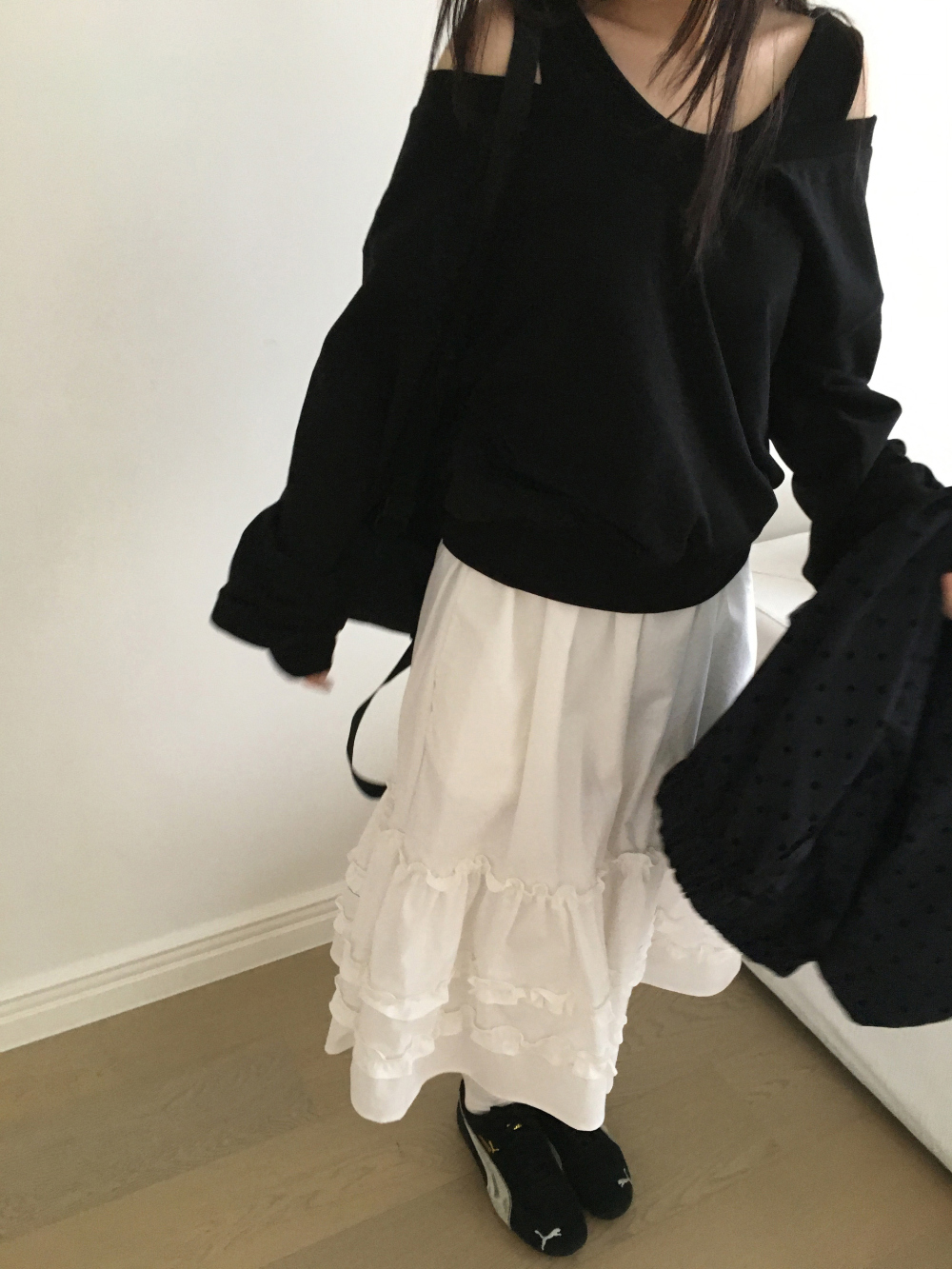아빈 캉캉 플레어 미디 스커트 3color 상세 이미지 13