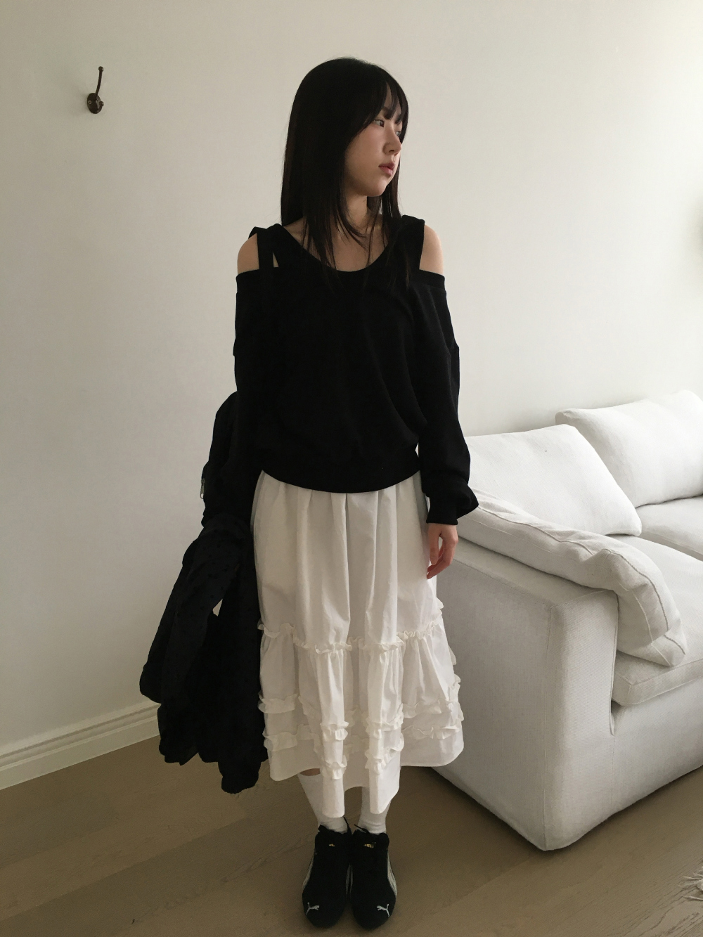 아빈 캉캉 플레어 미디 스커트 3color 상세 이미지 17