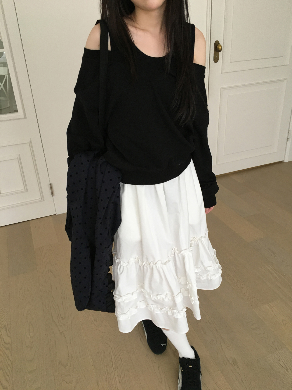 아빈 캉캉 플레어 미디 스커트 3color 상세 이미지 4