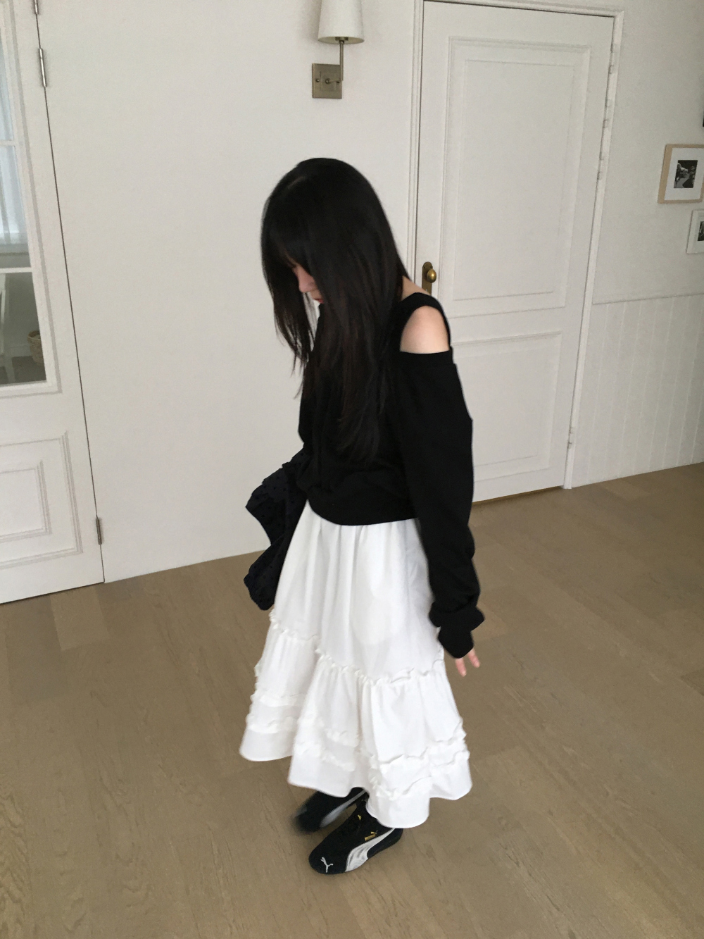 아빈 캉캉 플레어 미디 스커트 3color 상세 이미지 6