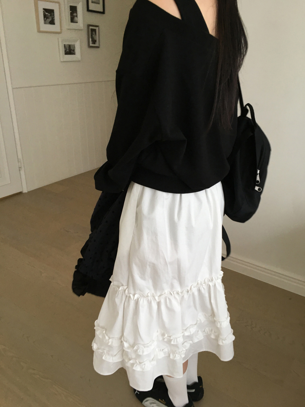 아빈 캉캉 플레어 미디 스커트 3color 상세 이미지 23
