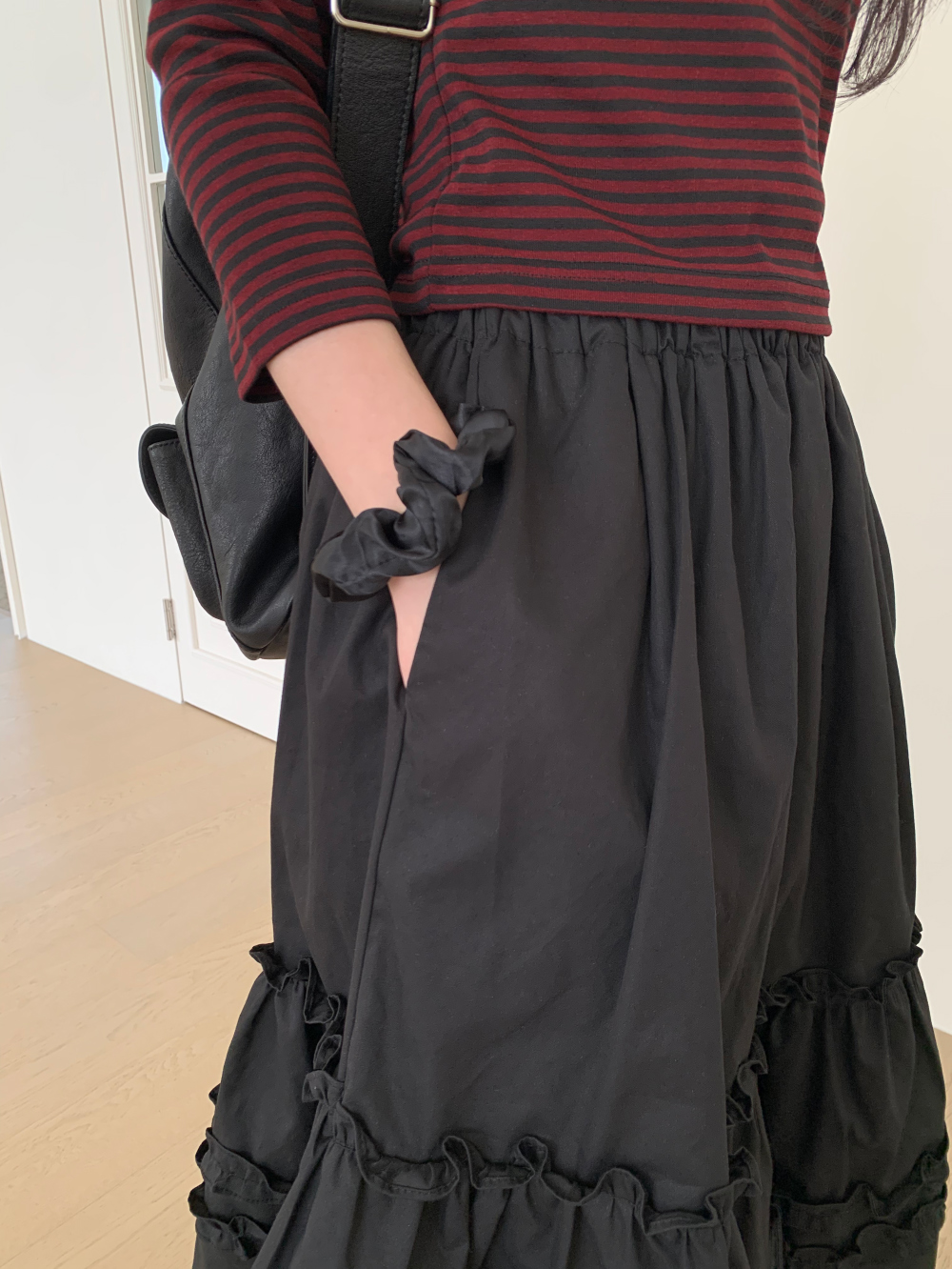 아빈 캉캉 플레어 미디 스커트 3color 상세 이미지 33