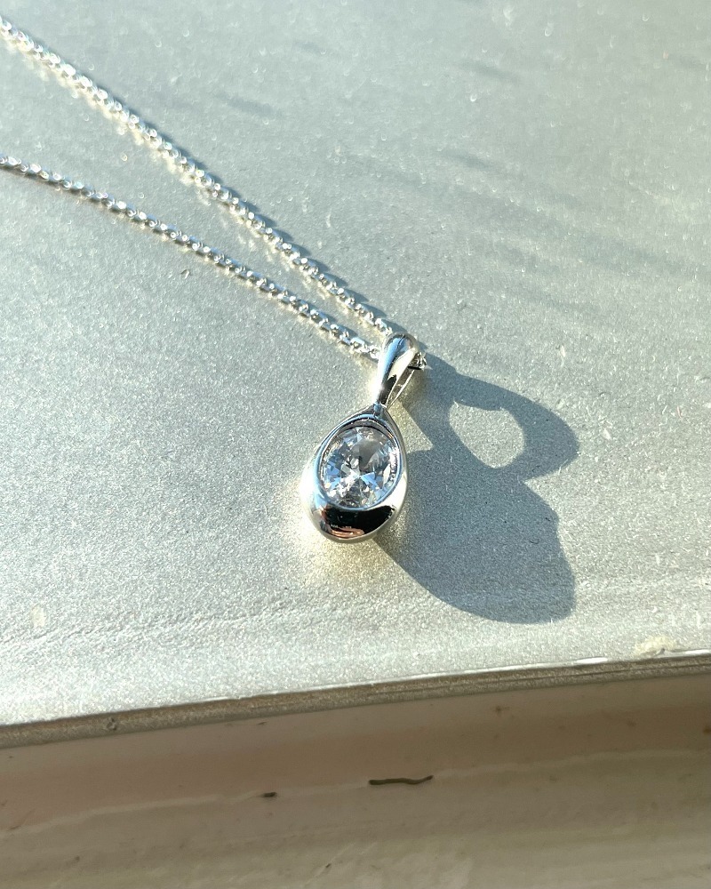 [Silver925]Waterdrop Necklace(Silver)